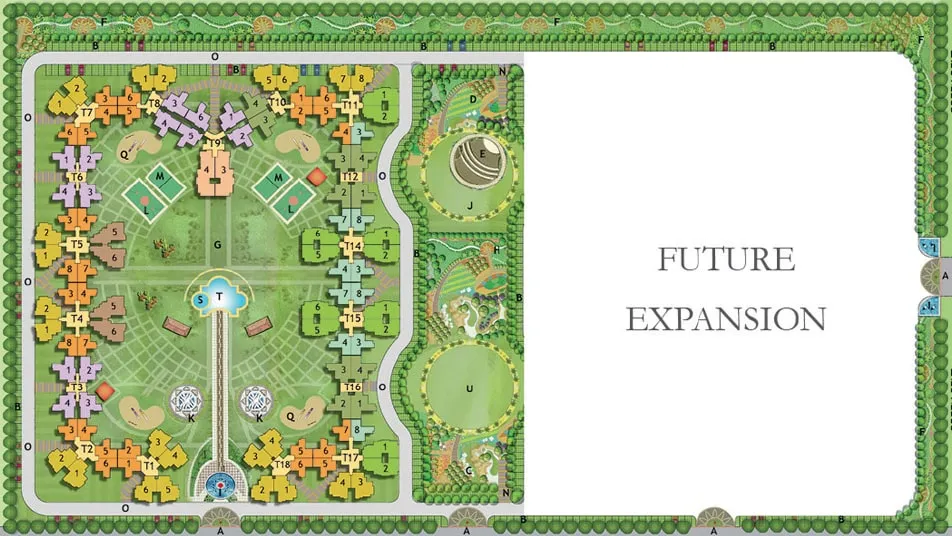 Nirala Estate Site Plan